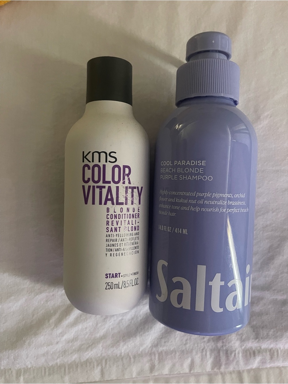Kms Vitality purple Conditioner –saltair cool paradise purple shampoo 14 oz